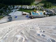 La discesa sul Monte Kaolino