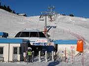 Obereggen - 4pers.| Seggiovia ad alta velocità (agganc.autom.)