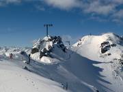 Passaggio sulla cresta verso la Karrinne
