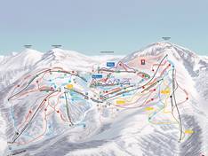 Mappa delle piste Turracher Höhe