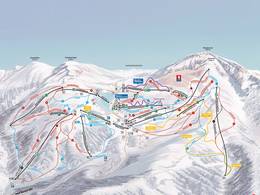 Mappa delle piste Turracher Höhe