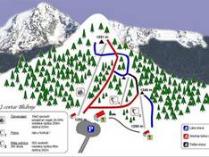 Mappa delle piste Blidinje - Risovac