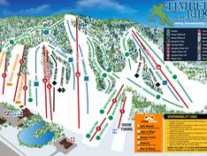 Mappa delle piste Timber Ridge