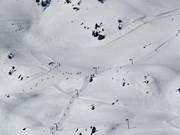 Vista sulla pista al Plan du Fou