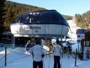 Les Molliets - 6pers.| Seggiovia ad alta velocità (agganc.autom.)