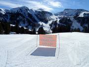 Inizio della pista difficile Prà Erto