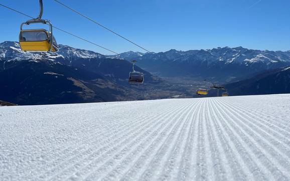 Preparazione delle piste Alta Val Venosta – Preparazione delle piste Monte di Watles - Malles Venosta (Mals)