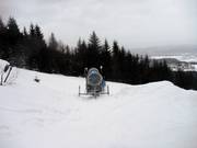 Il cannone da neve è pronto