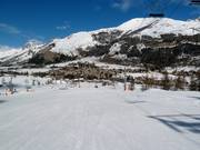 Pista facile nella zona a valle