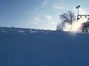 L'unico tratto difficile di pista