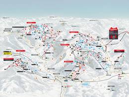 Mappa delle piste KitzSki - Kitzbühel/Kirchberg