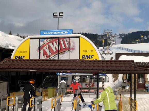 Duża Kolej (A) - 6pers.| Seggiovia ad alta velocità (ad agganciamento automatico) con cupole di protezione