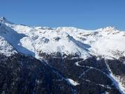 Vista da Zinal su Grimentz