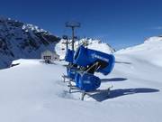 Cannoni da neve sulla Diavolezza