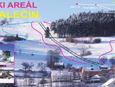 Mappa delle piste Dalečín
