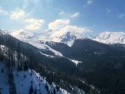 Vista sulle piste presso la seggiovia doppia Goryczokowa