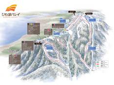 Mappa delle piste Biwako Valley