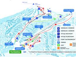 Mappa delle piste Pilsko - Korbielów