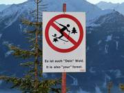 Chiusura di alcune aree boschive