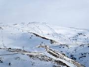 Vista sul comprensorio sciistico Sierra Nevada
