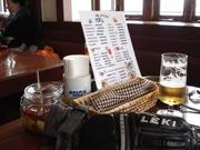 Menu nel ristorante in montagna