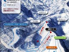 Mappa delle piste Seki Onsen