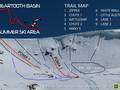 Mappa delle piste Beartooth Basin