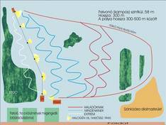 Mappa delle piste Dunakömlöd (Paks)