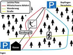 Mappa delle piste Sandberg - Bopfingen