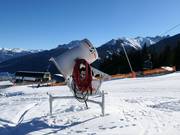 Innevamento nel comprensorio sciistico Rangger Köpfl a Oberperfuss