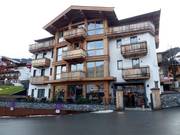 La Monte alla stazione a valle della Hahnenkammbahn