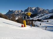 Cannone da neve in Alta Badia