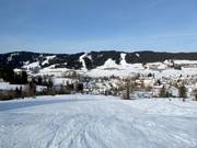 Vista dalla stazione a monte fino a Weitnau