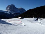 Discesa a valle dal Col Raiser