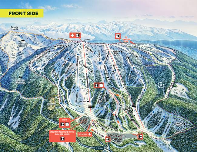 Brundage Mountain Front Side