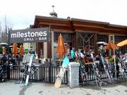 Milestones alla base di Blackcomb