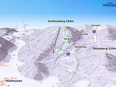 Mappa delle piste Holzhausen - Schlossberg