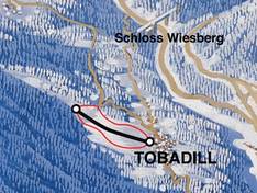 Mappa delle piste Rotecklift - Tobadill