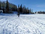 Pista da fondo sul lago Tschirmer