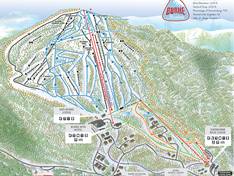 Mappa delle piste Burke Mountain