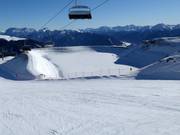 Lago di accumulo nell’area sciistica di Sillian