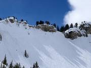 Terreno ripido presso la seggiovia Sugarloaf