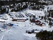 Vista sulla stazione a valle Tandådalen