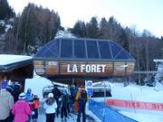 La Forêt - 6pers.| Seggiovia ad alta velocità (ad agganciamento automatico) con cupole di protezione