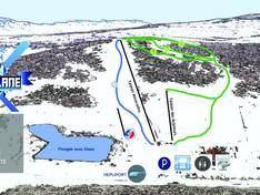 Mappa delle piste La Quillane