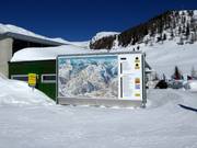 Grande pannello informativo presso la funivia Speiereck-Gipfelbahn