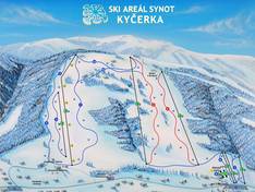 Mappa delle piste Synot Kyčerka