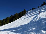 Discesa Zirben con pendenza dell’80%