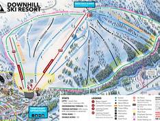 Mappa delle piste Tahoe Donner