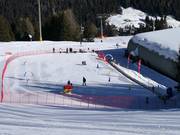 Tappeto mobile alla stazione intermedia Plaghera